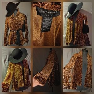 Plush velvety coat (M)